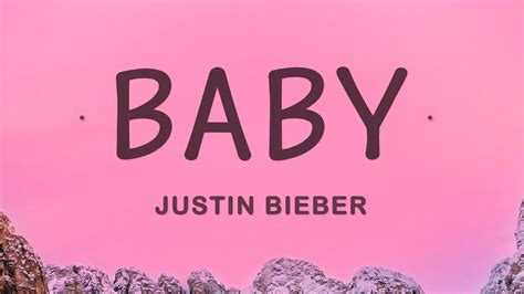 Justin Bieber Baby Lyrics Ft Ludacris Youtube