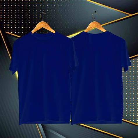Kaos Polos Biru Navy Depan Belakang Untuk Desain - 51+ Koleksi Gambar