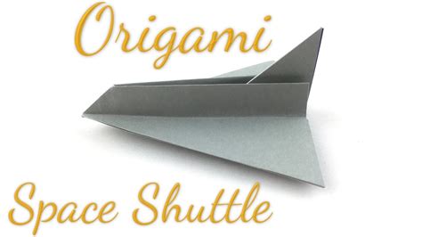 Not That Simple Origami Space Shuttle Tutorial Hyo Ahn Youtube