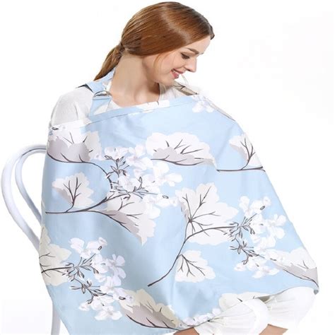 Breastfeeding Cover Baby Infant Breathable Cotton Muslin Nursing Cloth