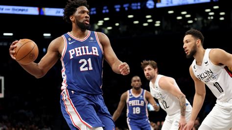 Player Grades Joel Embiid James Harden Carry Past Sixers Past Nets