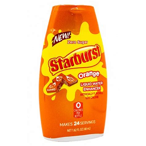 Starburst Liquid Water Enhancer Orange 162floz 48ml — Mollies Sweets