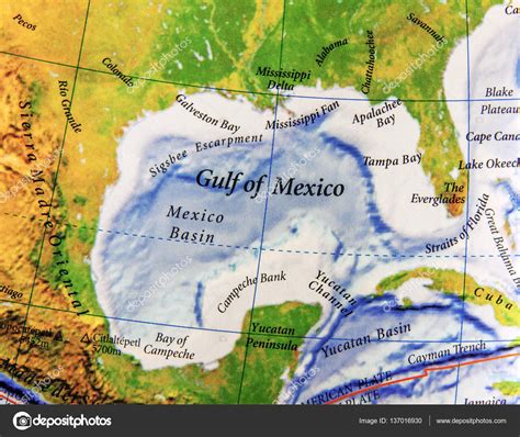 Cartina Geografica Del Golfo Del Messico Tomveelers