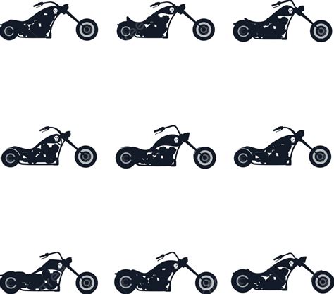 Chopper Motorcycle Motorcycle Transport Icon Vector Motorcycle