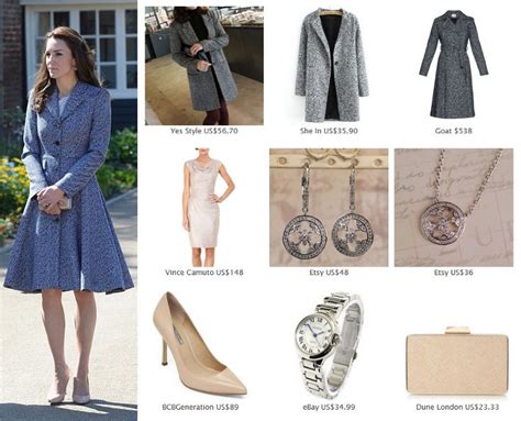 Kate Middleton Duchess Of Cambridge Outfit Inspiration Replikate The