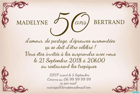 ] vous trouverez des exemples sur : exemple carte anniversaire gratuite noce d'or