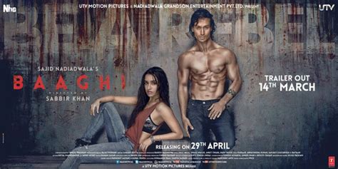 Baaghi First Look Poster Tiger Shroff And Shraddha Kapoor Look Hot And