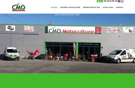 Magasin de motoculture à Créon  CMO Motoculture Agence web Marseille