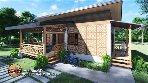Budget Amakan House Modern Bahay Kubo Design 3 Bedroom 6x9m 54