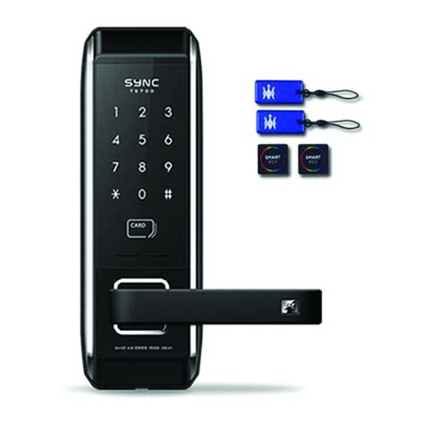 h gang tm700 smart digital door lock electronic security entry password 4 rfid korea e market