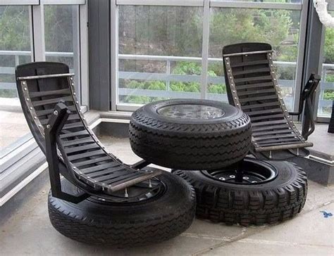 Read on for more of our practical and pretty utility room shelving ideas. Pin by KrugerShop on Recycled Art | Tire furniture, Garage ...