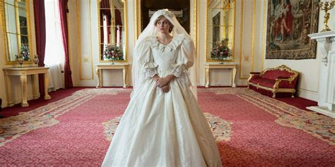 The Crown Season 4 Photo Shows Off Princess Dianas Wedding Dress
