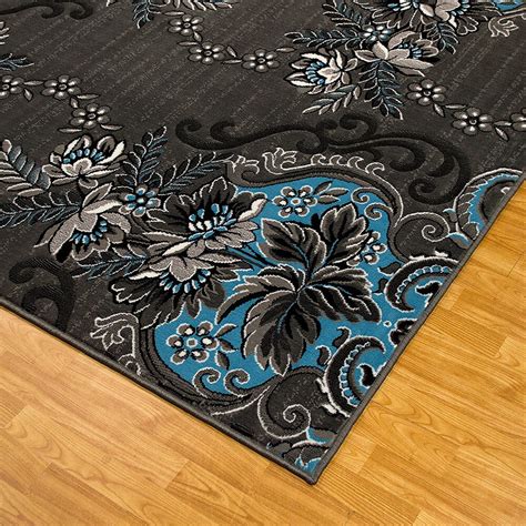 This roundup is dedicated to blue and grey kitchens. AllStar Rugs Blue/Gray Area Rug & Reviews | Wayfair