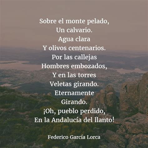 Los Mejores Poemas De Federico GarcÍa Lorca Versos Poemas Federico