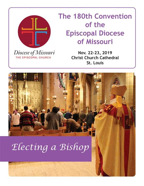 The 180th Convention Of The Episcopal Diocese Of Missouri By Episcopal