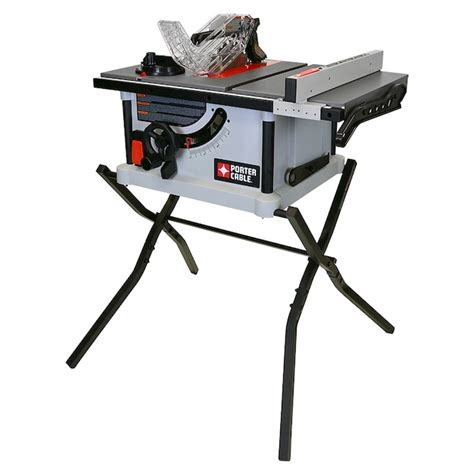 Porter Cable 10 In Carbide Tipped Blade 15 Amp Portable Table Saw At