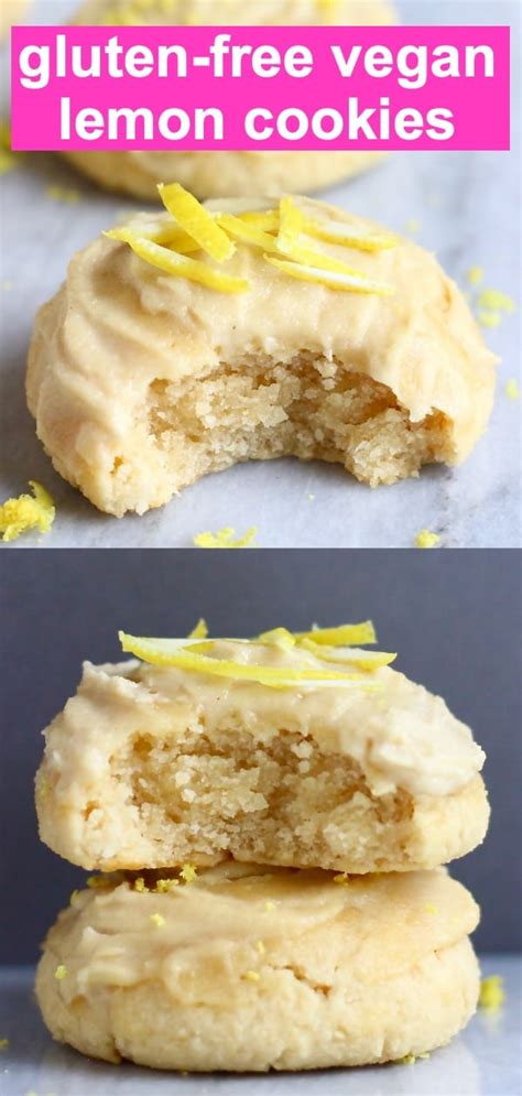 gluten  vegan lemon cookies rhians recipes