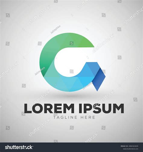 Modern Letter G Logo Design Template Stock Vector Royalty Free