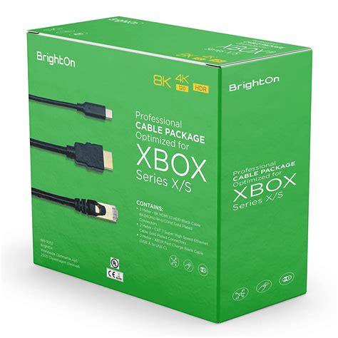 Brighton Optimized Cable Package Compatible With Xbox Series Xs 8k