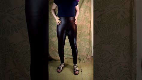 Cdtrans Faux Leather Leggings Sandals Crossdressertransgender