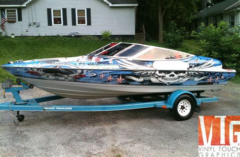 Cool Custom Printed Boat Wrap From Vinyl Touch Graphics