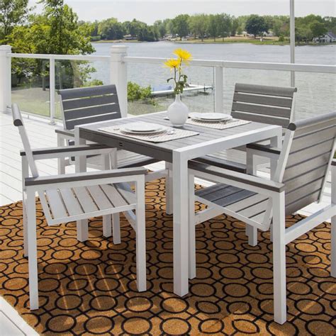 Polywood Mod 30 Square Dining Table Polywood Outdoor Furniture