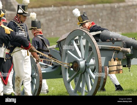 Photo From The Siege Of Fort Erie War Of 1812 Battle Reenactment An