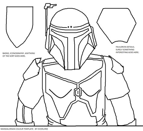 Mandalorian Shoulder Armor Template