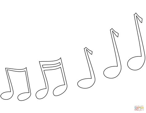 Coloriage Notes De Musique Coloriages à Imprimer Gratuits