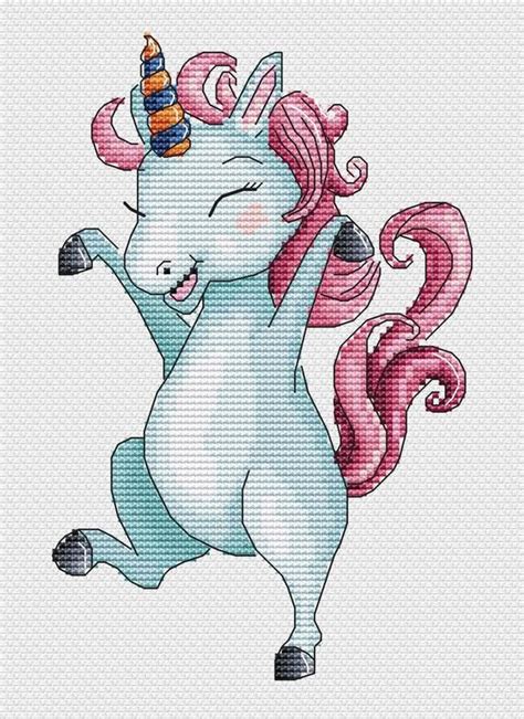 Posted aug 14, 2016 by bcs. Happy Unicorn Cross Stitch Pattern PDF, Baby Cross Stitch ...