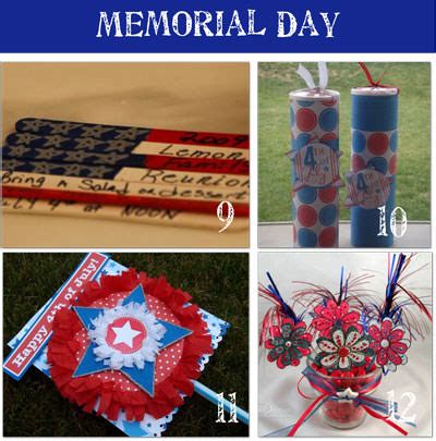 Many cities or towns host memorial day parades to recognize those who died while serving in the armed forces. Memorial Day Celebration Ideas - Tip Junkie