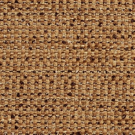 Beige And Gold Solid Heavy Linen Texture Tweed Upholstery Fabric Kovi