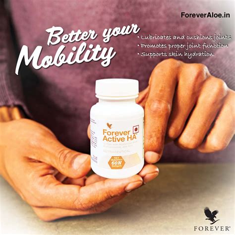 Better your mobility with Forever Active HA | Forever living products, Forever aloe, Forever ...