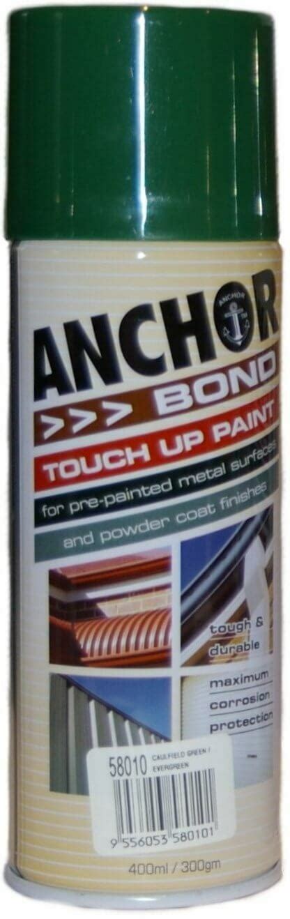 Anchor Bond Acrylic Touch Up Aerosol Paint Cottage Green Evergreen 300g