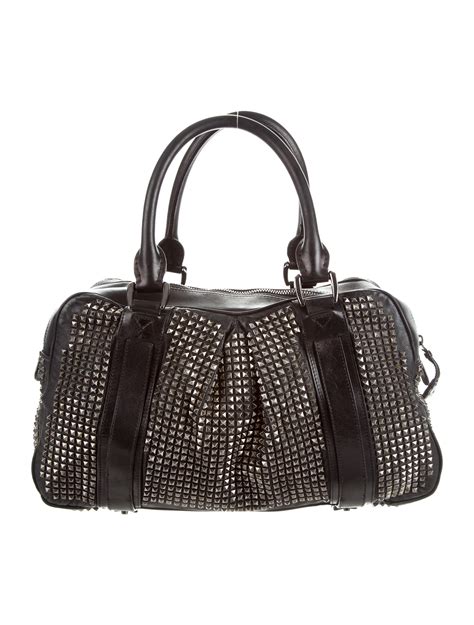 Burberry Studded Knight Bag Handbags Bur74161 The Realreal