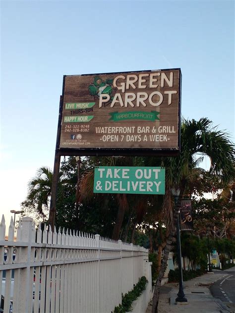 The Green Parrot Nassau Restaurant Happycow