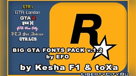 Download Big Gta Fonts Pack V12 For Gta San Andreas