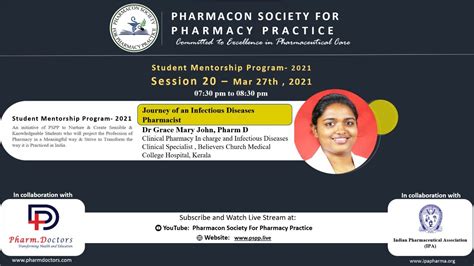 Journey Of An Infectious Diseases Pharmacist By Dr Grace Mary John