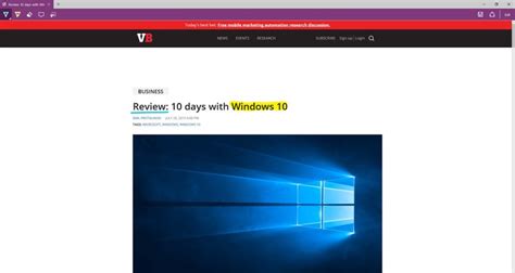 Microsoft Edge On Windows 10 The Browser That Will Finally Kill Ie