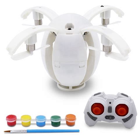 Kids Alpha Rc Drone Toy For Children Diy Easter Egg Foldable Quadcopter