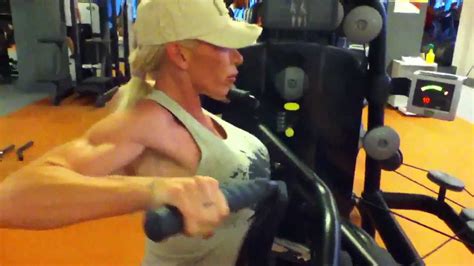 Krisztina Sereny Back Shoulders Workout July 22 2011 Youtube