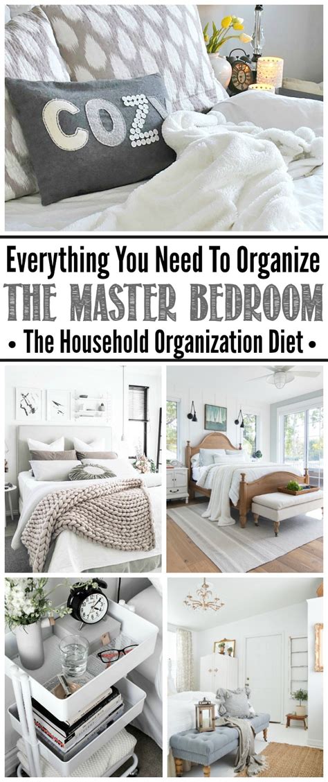 Especially when you don't have enough room for your stuff. How to Organize the Master Bedroom {September HOD} - Clean ...