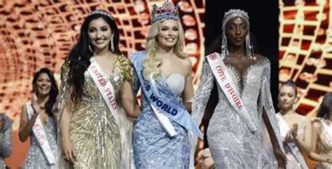 Miss Monde 2022 Livoirienne Olivia Yacé Parmi Le Trio Gagnant