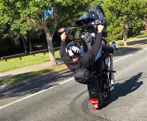 Police Seek Riders In Stunt Groups Motorbike Writer