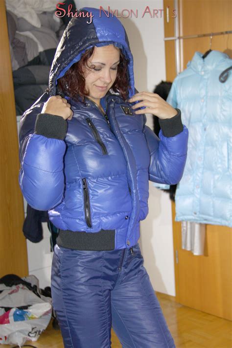 Puffy Coat Puffy Jacket Down Jacket Skier Nylons Winter Suit Rain Pants Skiing Outfit