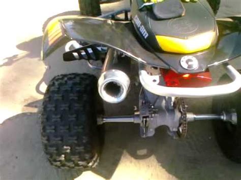 Ron wood has developed an intake and exhaust for the new arctic cat wildcat. DS 450x with Ron Woods exhaust - YouTube