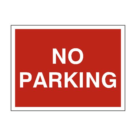No Parking Site Sign Pvc Safety Signs
