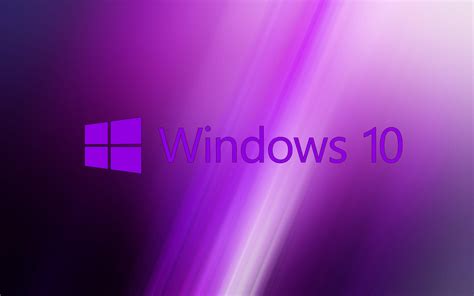 Enjoy and share your favorite beautiful hd wallpapers and background images. Windows 10 Wallpaper Purple with Original Logo - HD ...