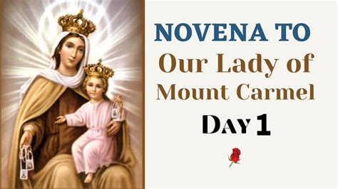 Novena to Our Lady of Mount Carmel | Day 1 - YouTube