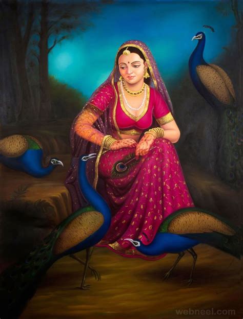 50 Most Beautiful Indian Paintings From Top Indian Artists Indian Paintings India Painting